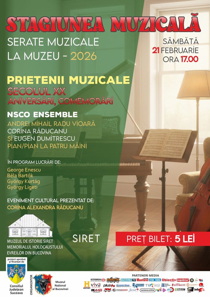 Stagiunea muzicală, parte a proiectului Zile și nopți la Muzeul Național al Bucovinei