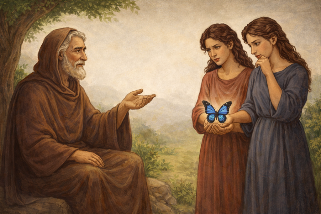 Povestire cu tâlc: „Povestea fluturelui albastru”