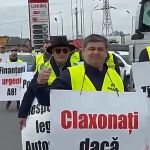 protest pașnic pentru Autostrada A8